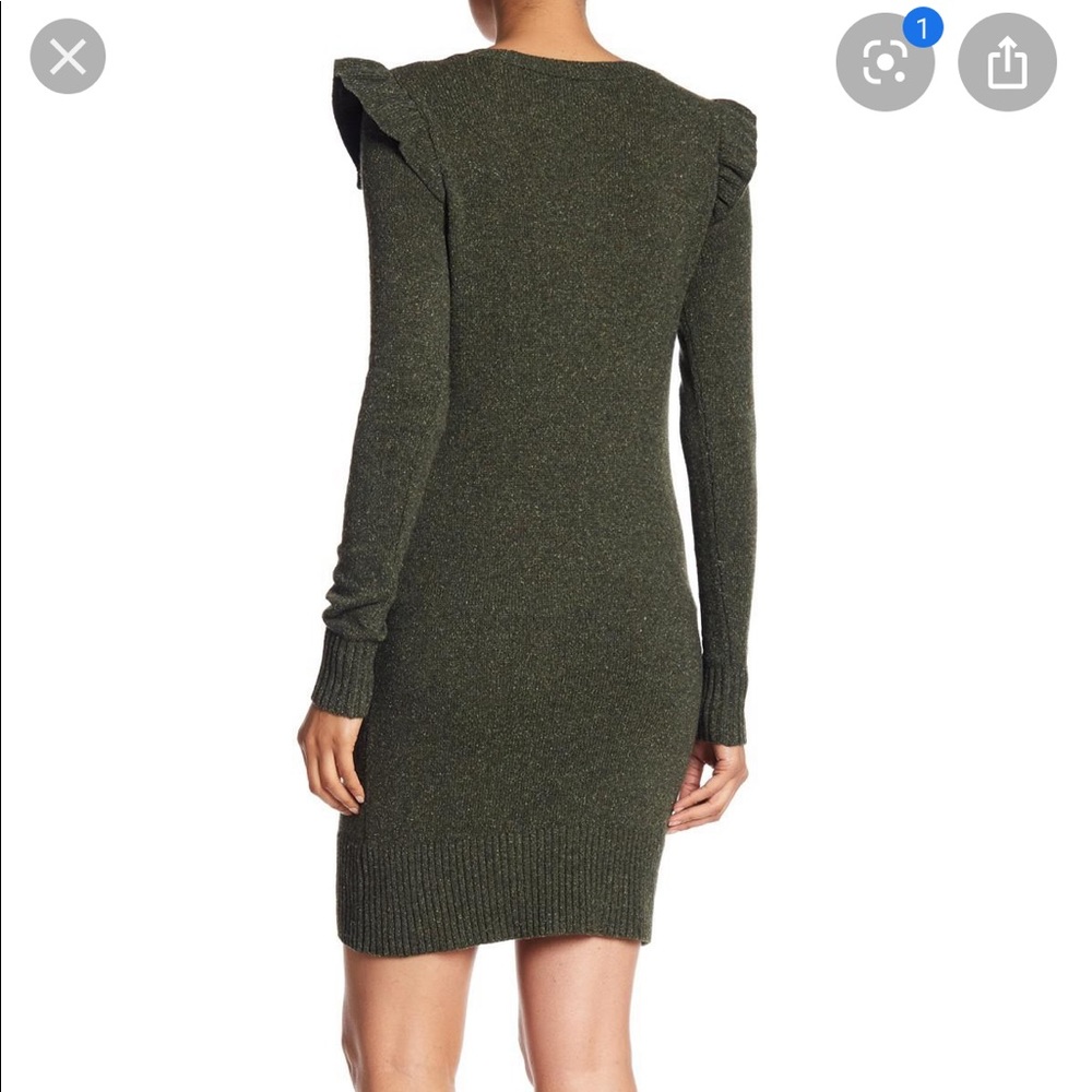 Club Monaco Knit Ruffle Dress - Picture 4 of 4